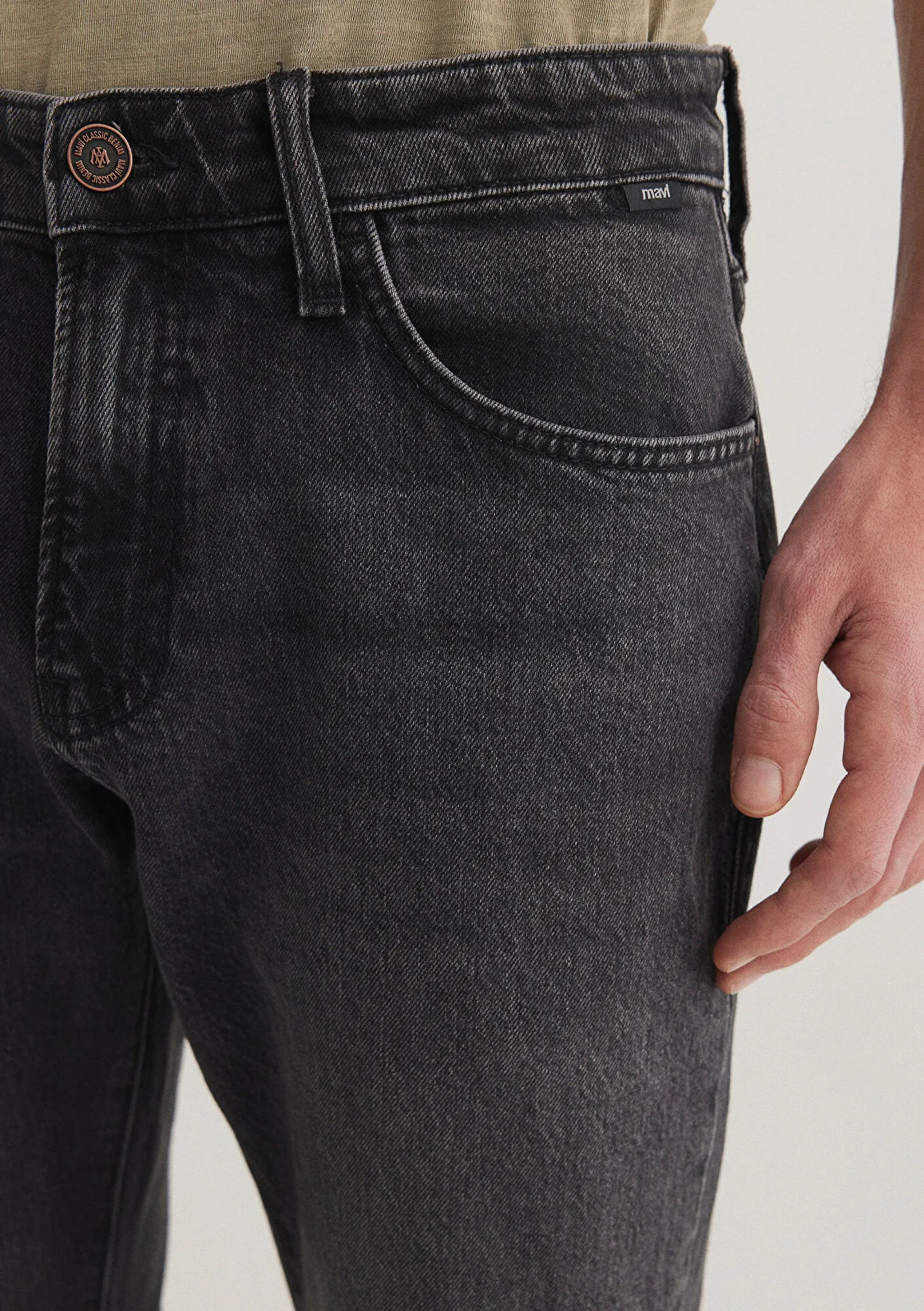 Jake Dark Smoke Classic Denim Jean Pants