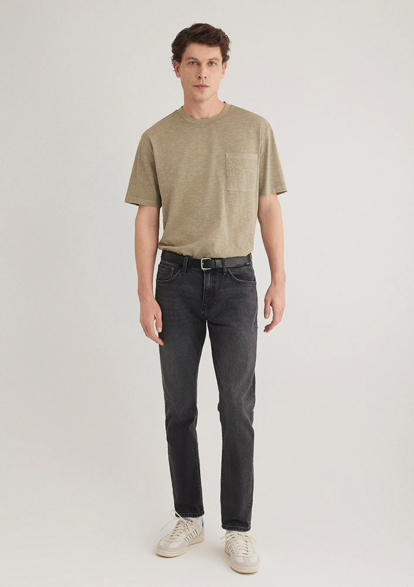 Jake Dark Smoke Classic Denim Jean Pants