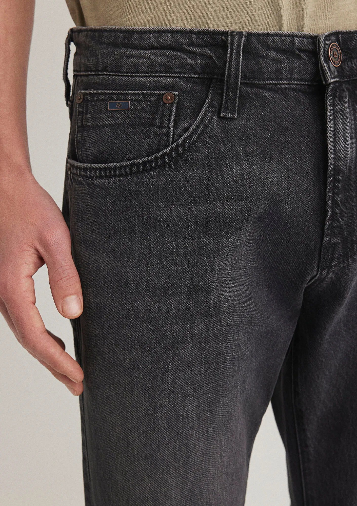Jake Dark Smoke Classic Denim Jean Pants