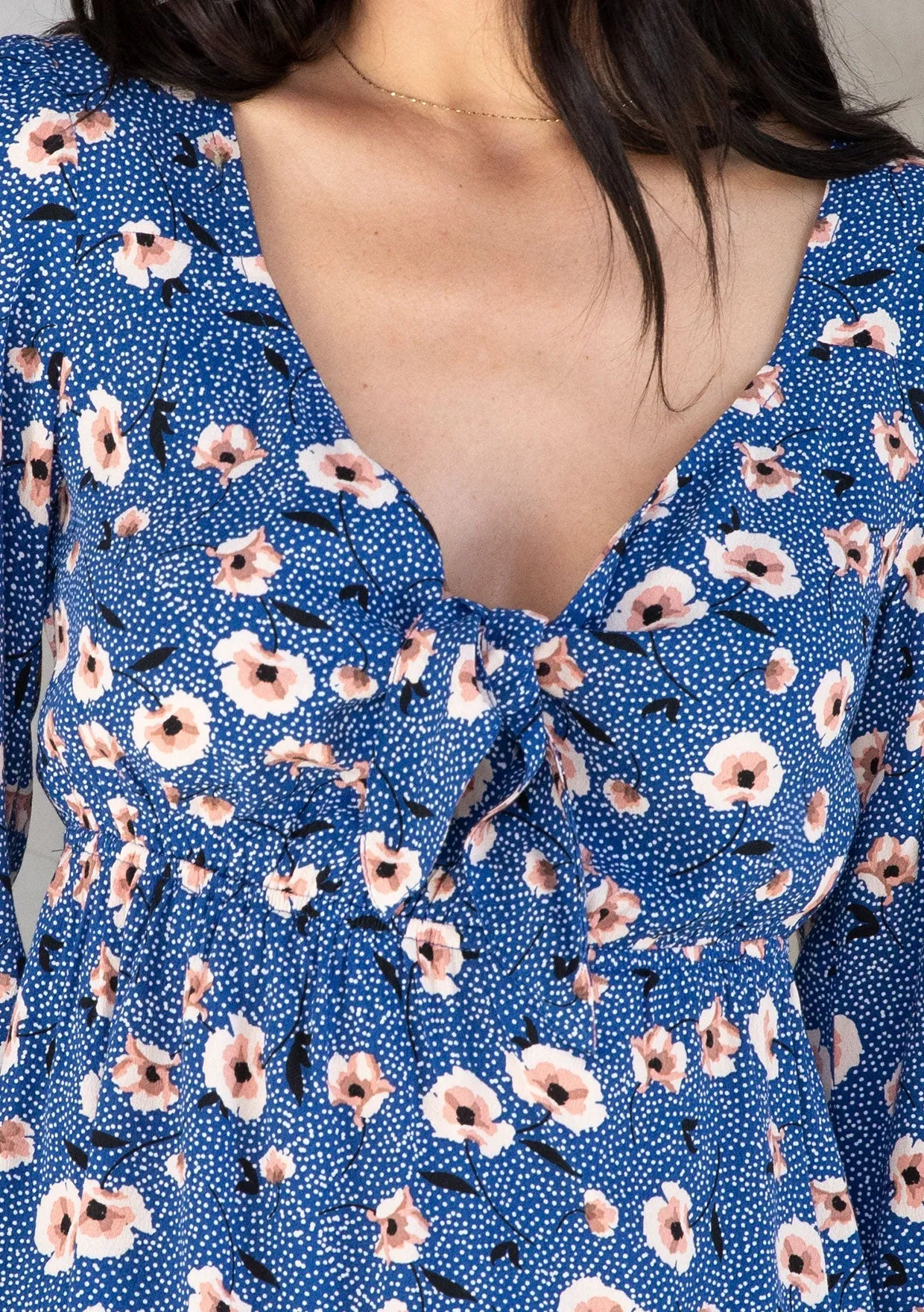 Jane Tie Front Top