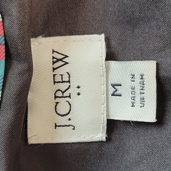 J.Crew Factory Black/ Tartan Plaid Vest Size Medium