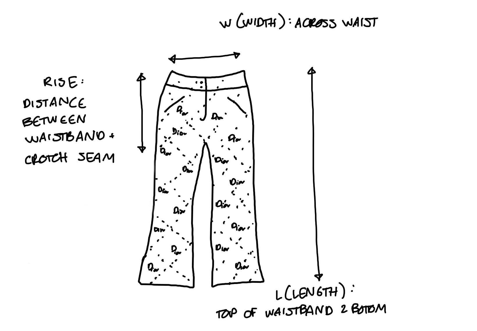 Jean Paul Gaultier Charcoal Ribbed Pants