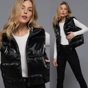Jett Puffer Vest - Black