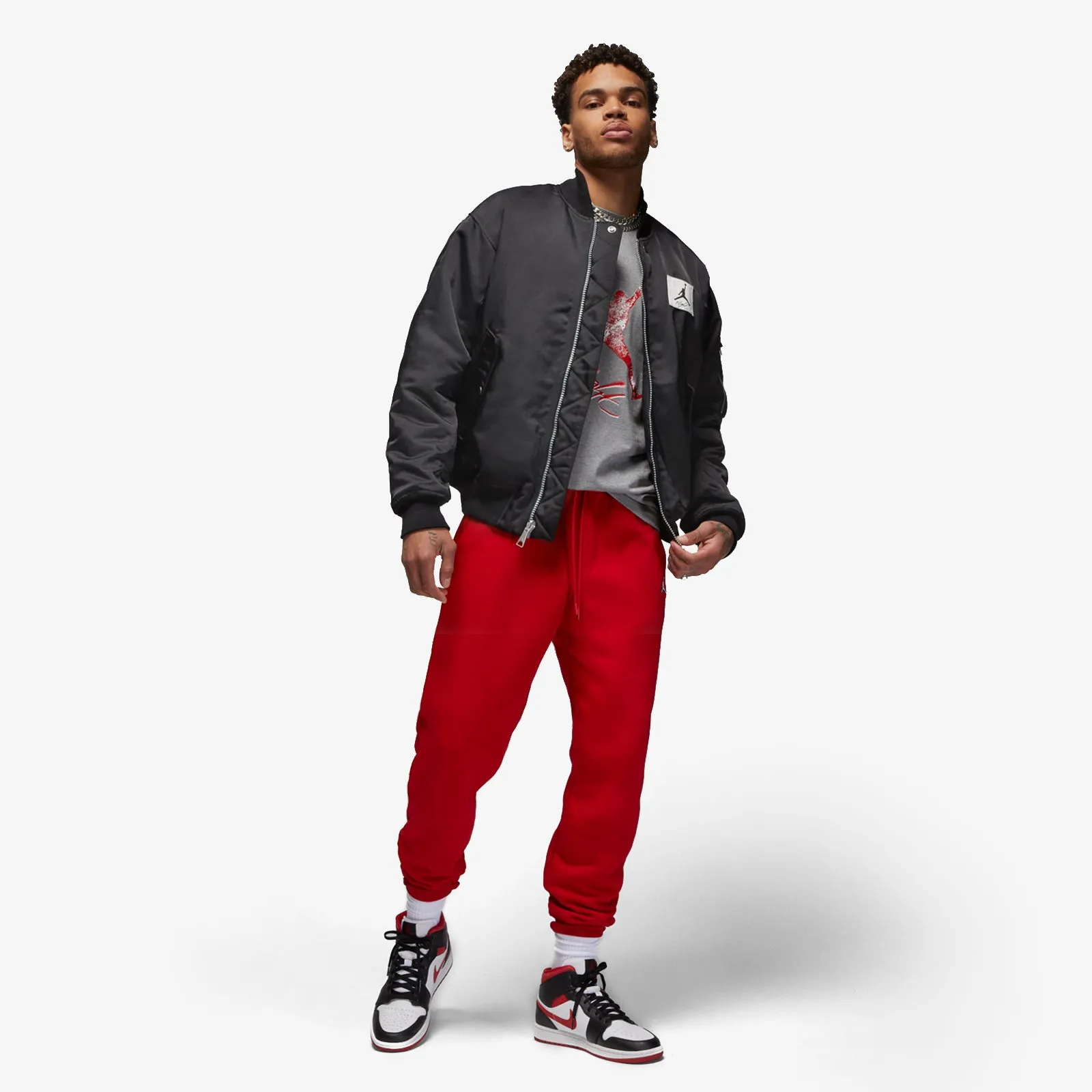 Jordan Essentials Statement Varsity Jacket - Black