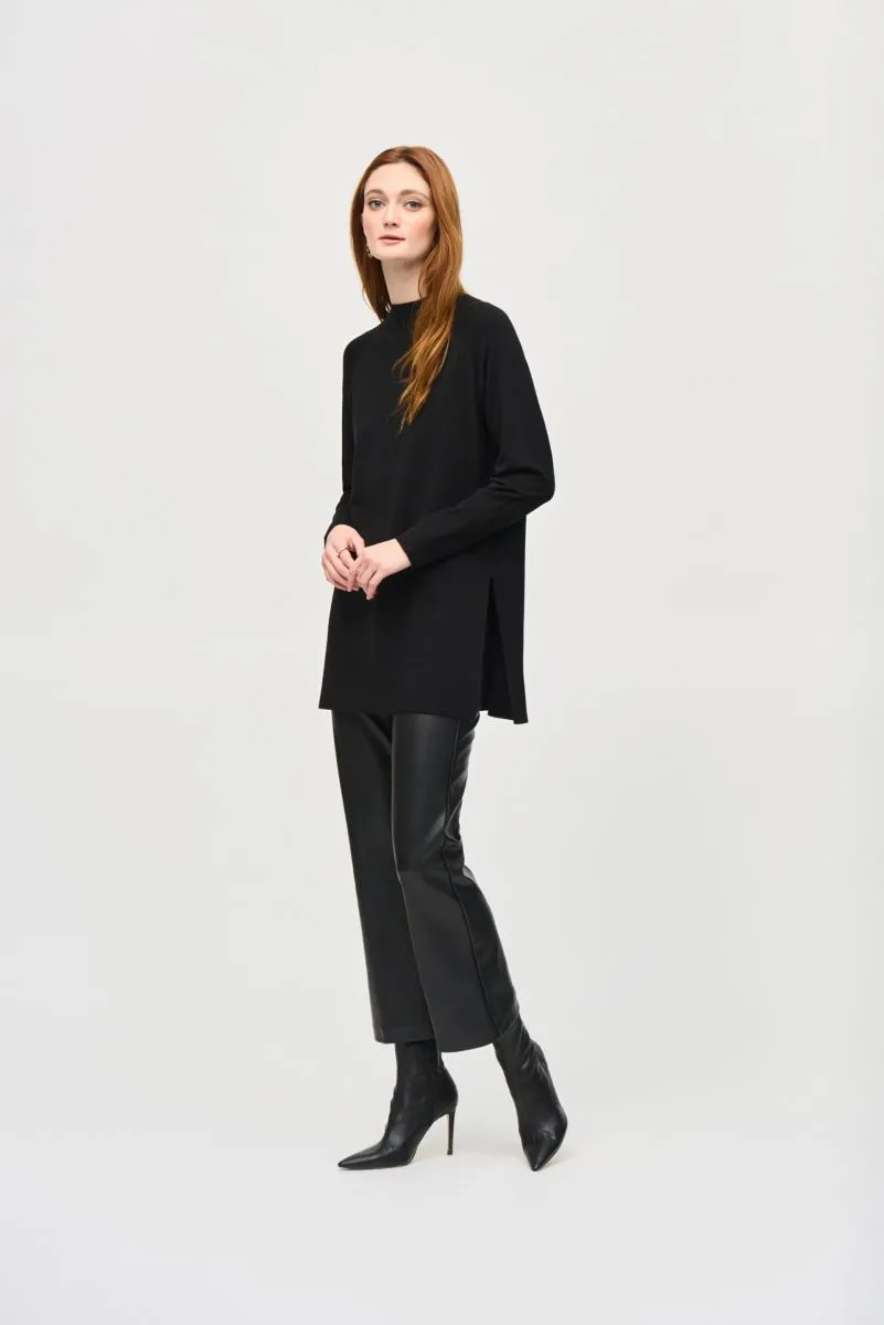 Joseph Ribkoff Mock Neck Long Sleeve Sweater Knit Top 243956