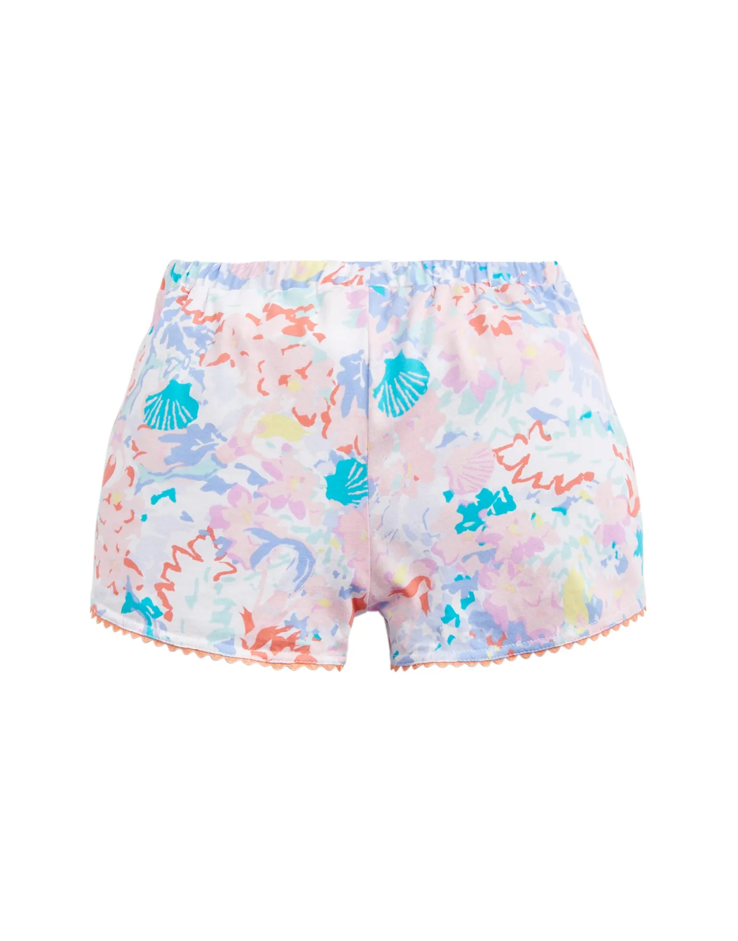 Joules Jersey Printed Shorts - Blue Mermaid Ditsy