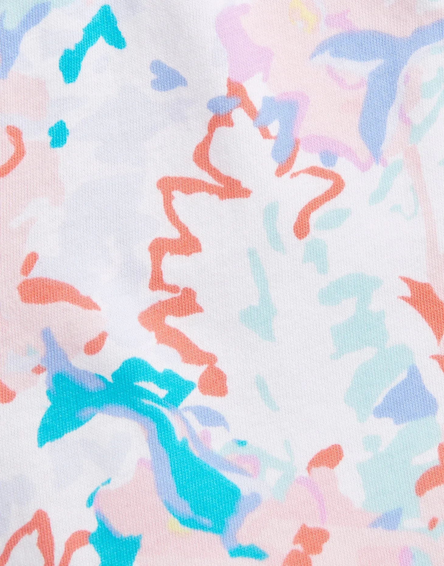 Joules Jersey Printed Shorts - Blue Mermaid Ditsy