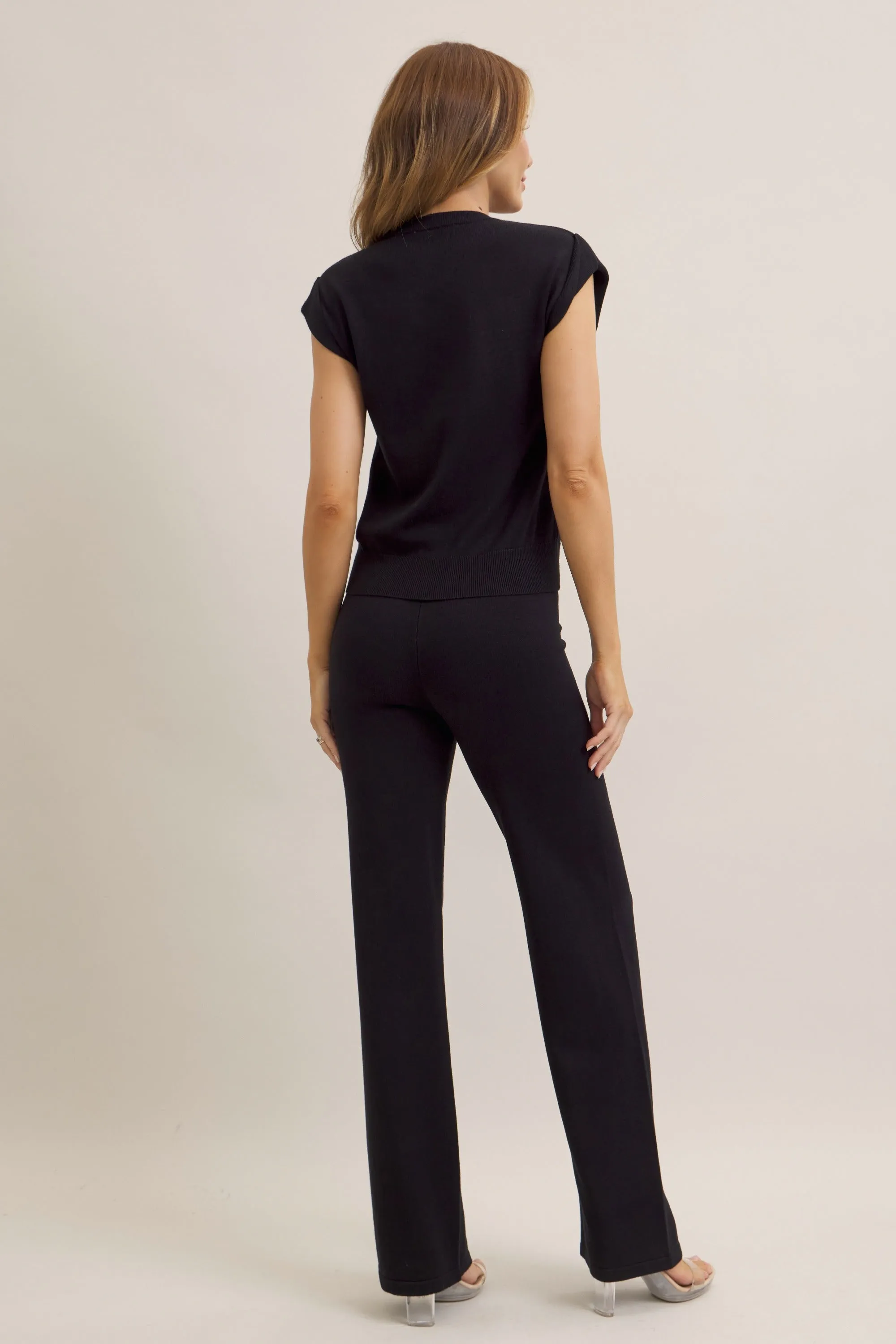 Juliette Sleeveless Button Down Top & Pants Set