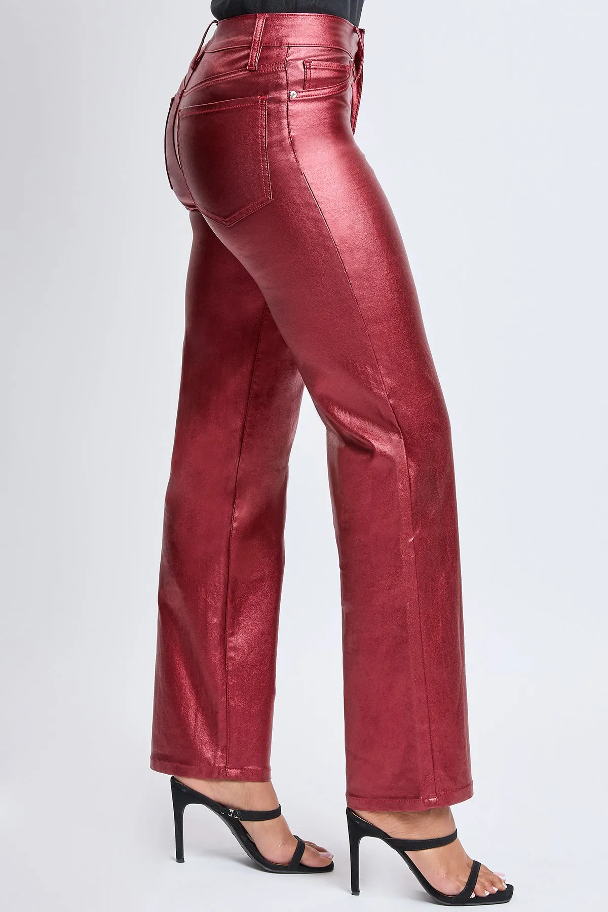 Junior High-Rise Hyperstretch Metallic Straight Leg , Pack Of 6