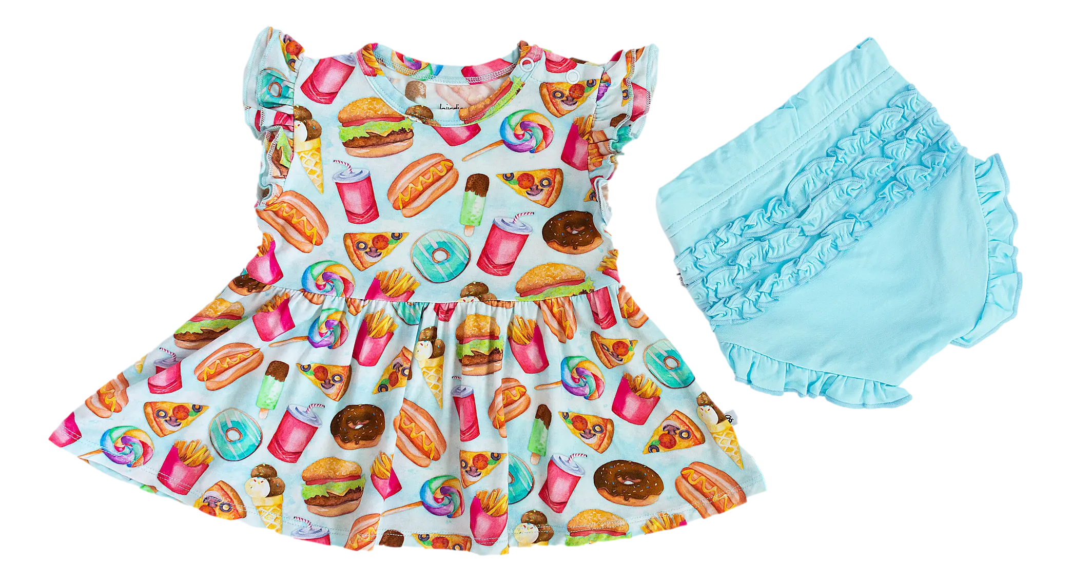 Junk Food Infant Peplum Set- Final Sale
