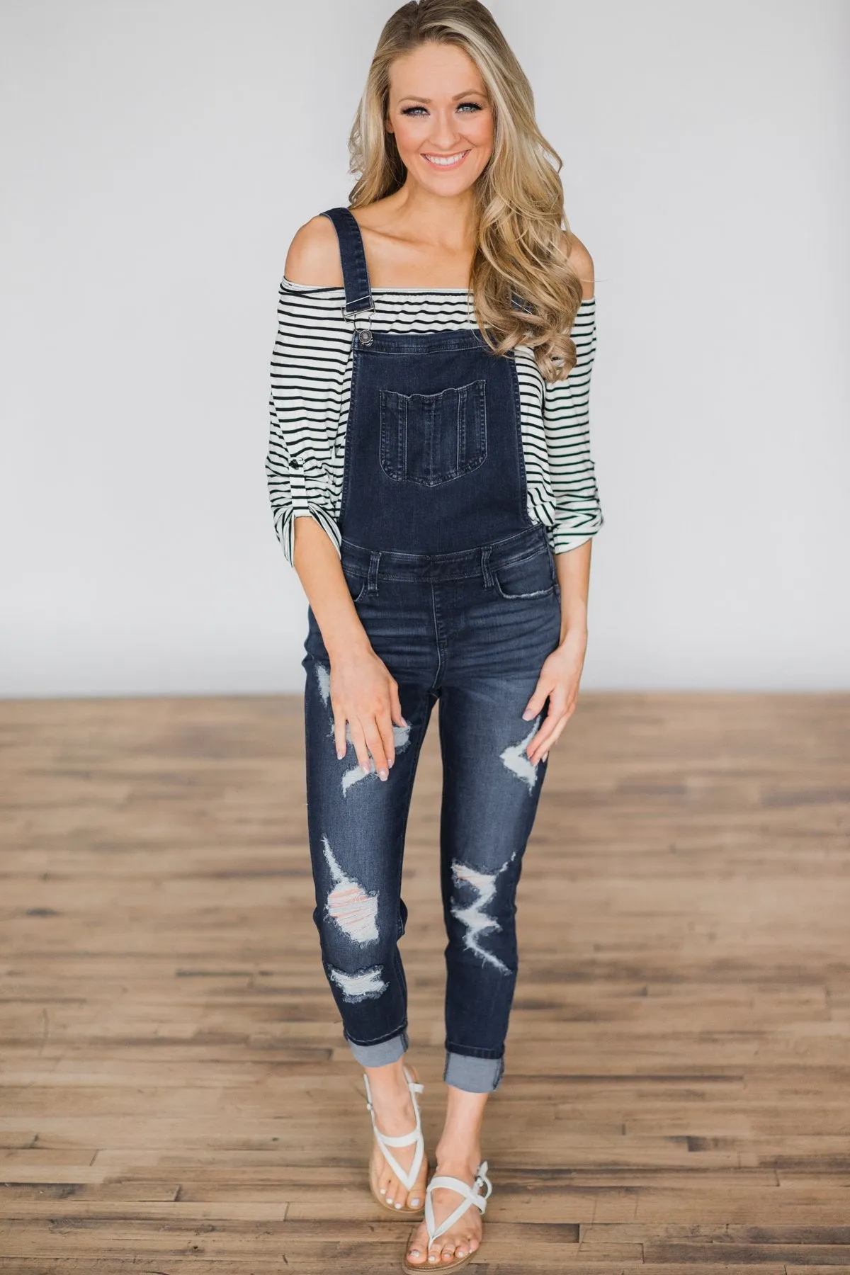Kan Can Overalls- Dark Wash Amber Wash