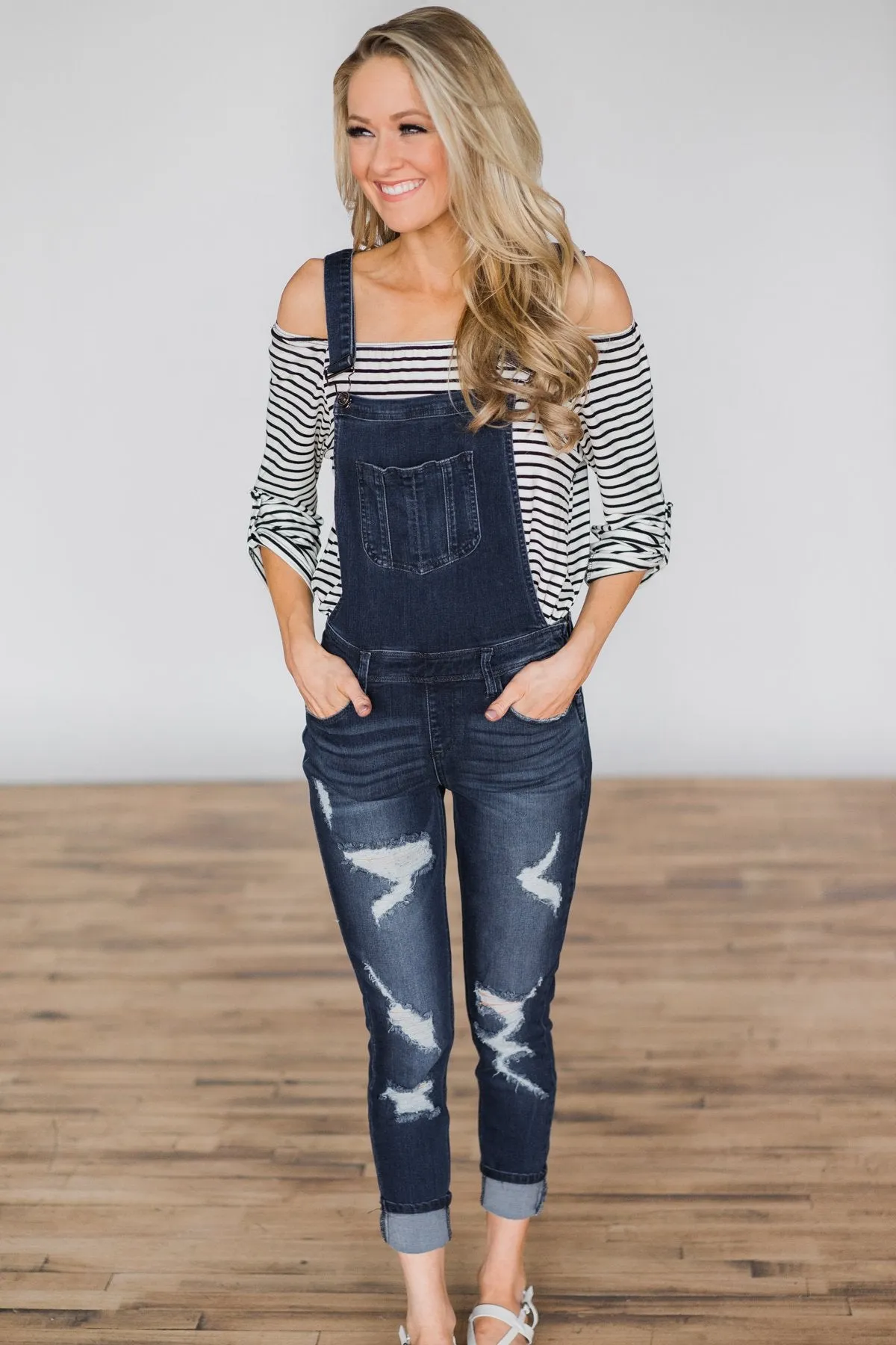 Kan Can Overalls- Dark Wash Amber Wash