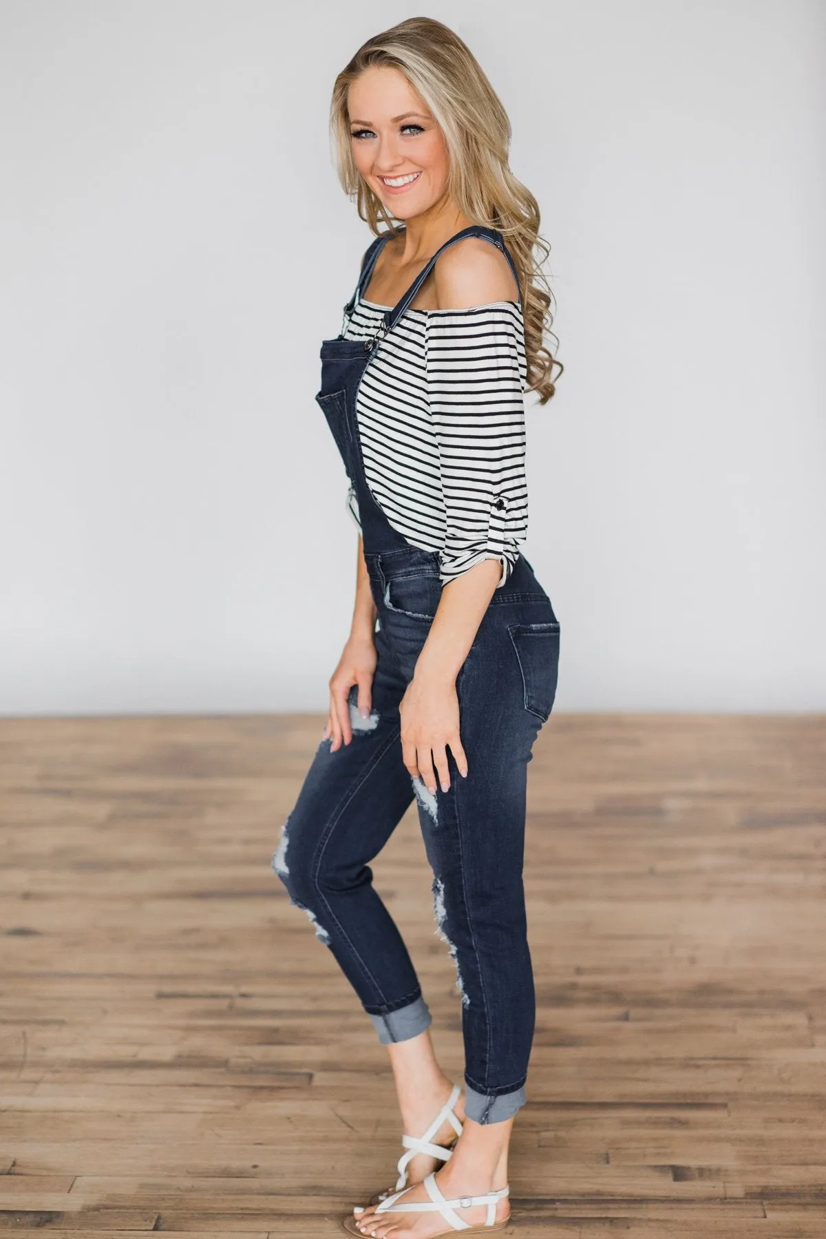 Kan Can Overalls- Dark Wash Amber Wash