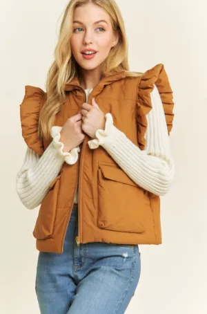 Kathy Camel Vest