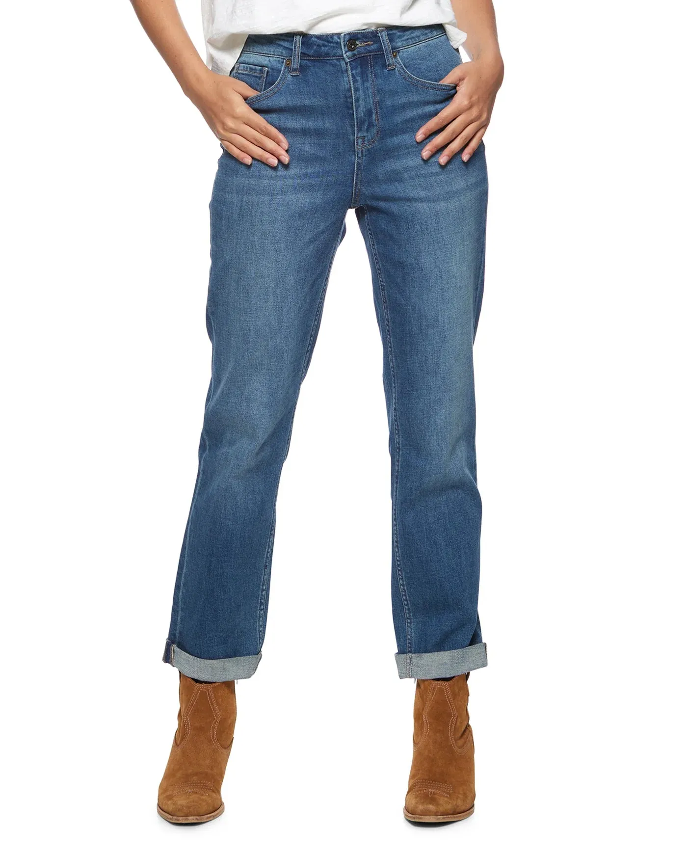 Kenset High Rise Straight Jean