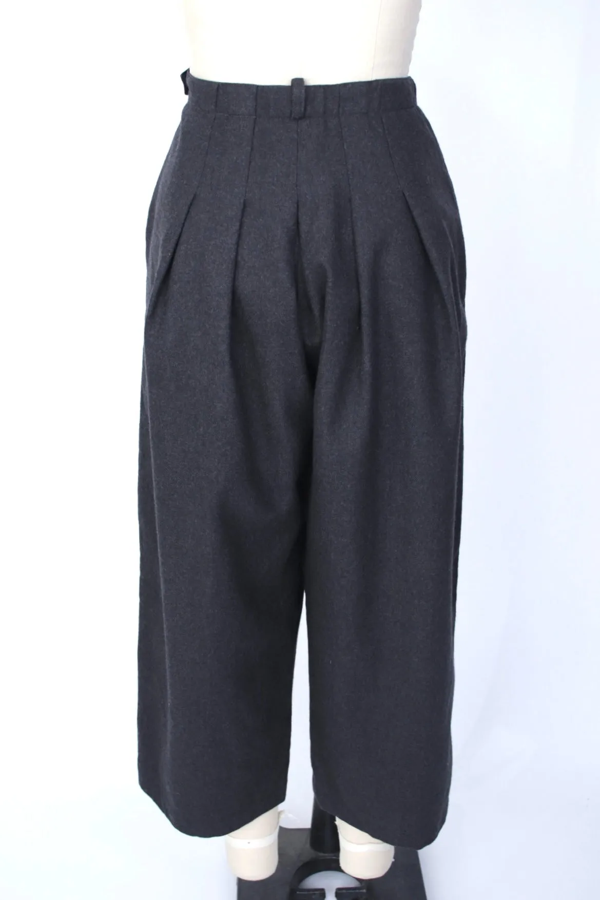 Kenzo Wool Pleated Trousers