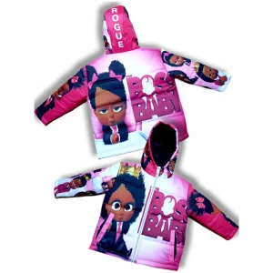 Kids Girl Boss Baby Puffer