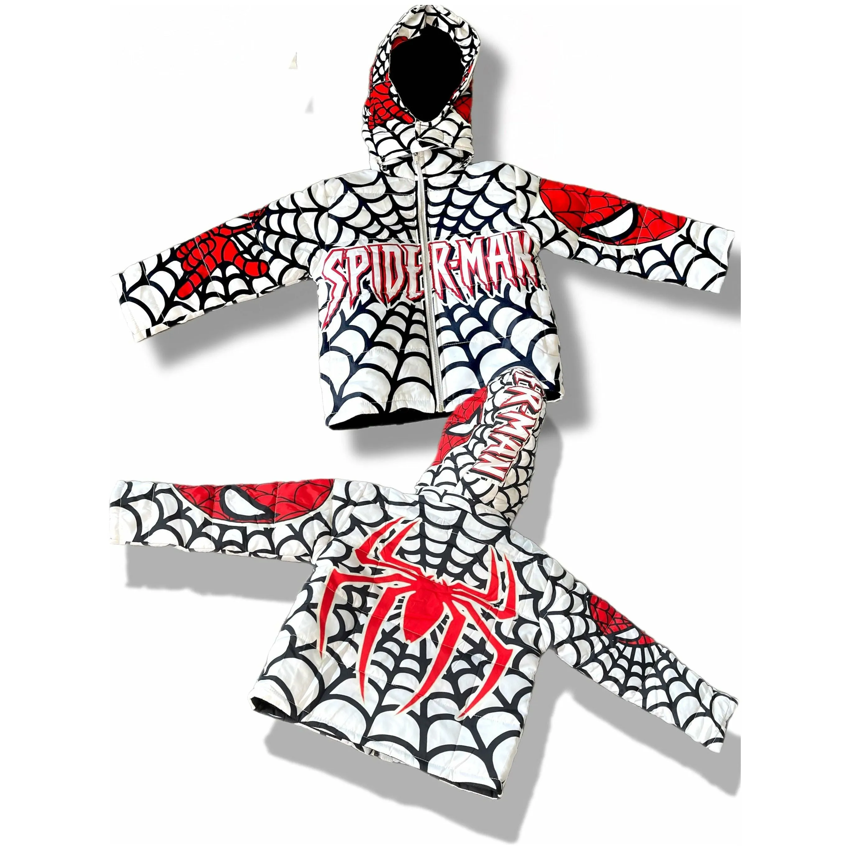 Kids Spiderman Web Puffer