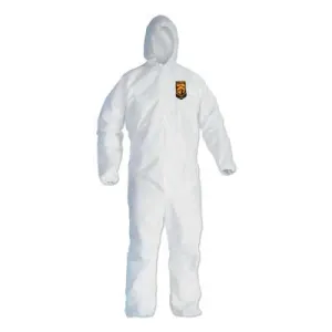 KIMBERLY-CLARK PROFESSIONAL KLEENGUARD Liquid and Particle Protection Apparel, Blue/White, Medium, 42119