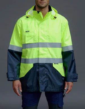 King Gee Waterproof Hi Vis Reflective Spray Jacket