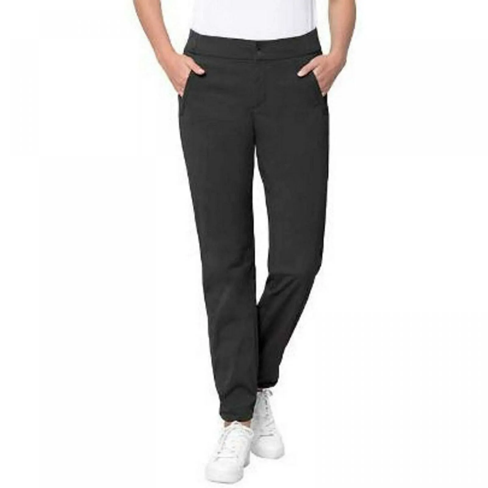 Kirkland Signature Women's Cinchable Woven Pants Black 8