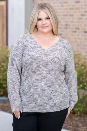 Knit Cross Back Sweater