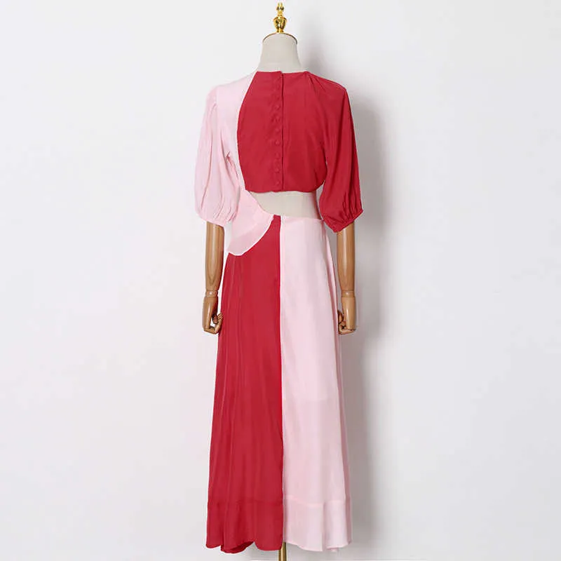Korea Chic Casual Trend Women Midi Dress