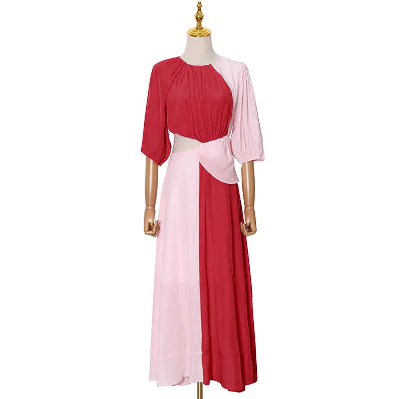 Korea Chic Casual Trend Women Midi Dress