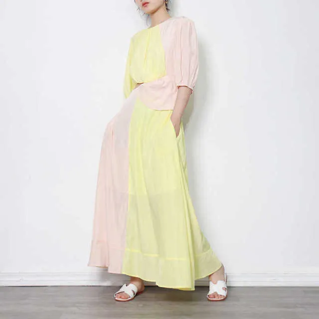 Korea Chic Casual Trend Women Midi Dress