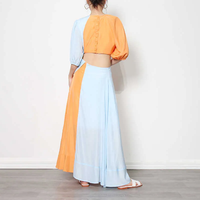 Korea Chic Casual Trend Women Midi Dress