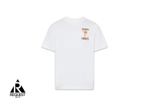 La Flamme Du Sport Printed Tee "White"