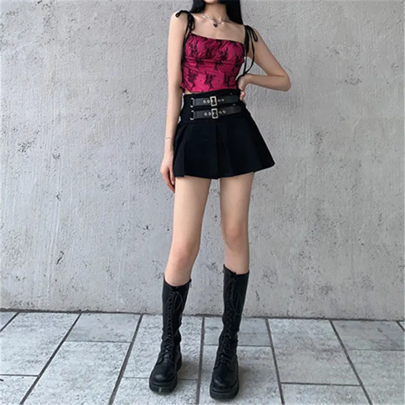 Lace Strap Short Camisole Vest ER5762