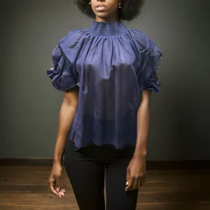 Ladies Off The Shoulder Top Ruffled Sleeve Blouse