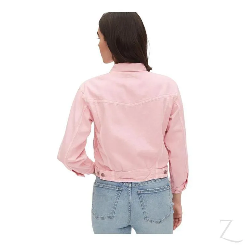 Ladies Super Strong Crop Icon Denim Jacket | Short | "Bobo"