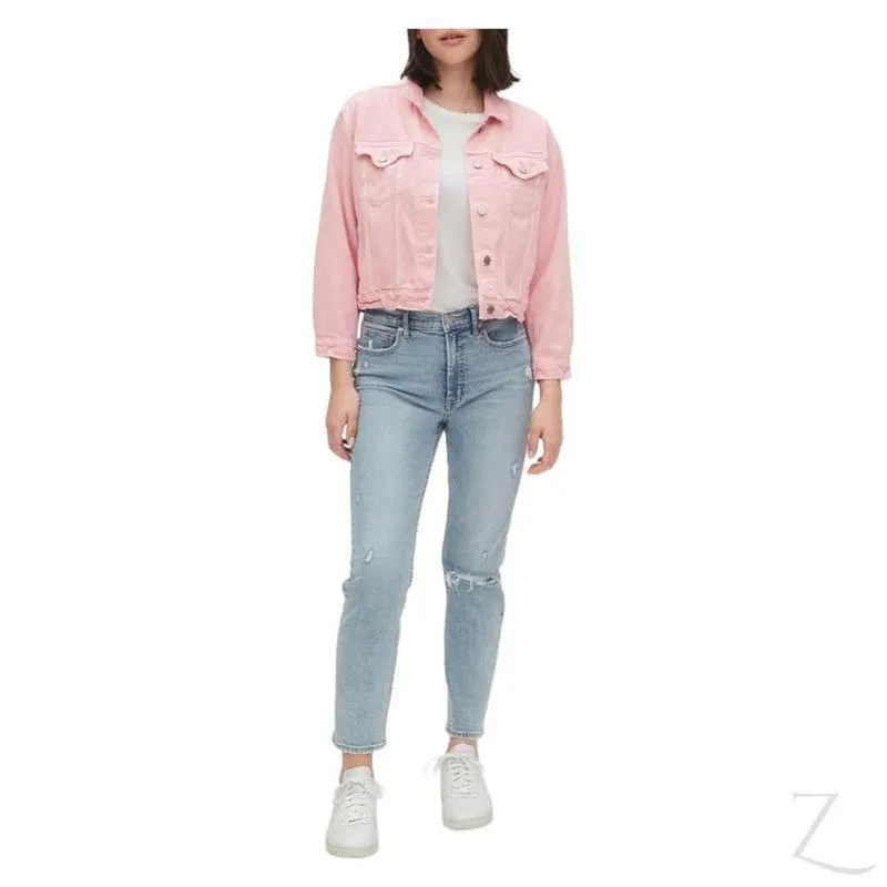 Ladies Super Strong Crop Icon Denim Jacket | Short | "Bobo"