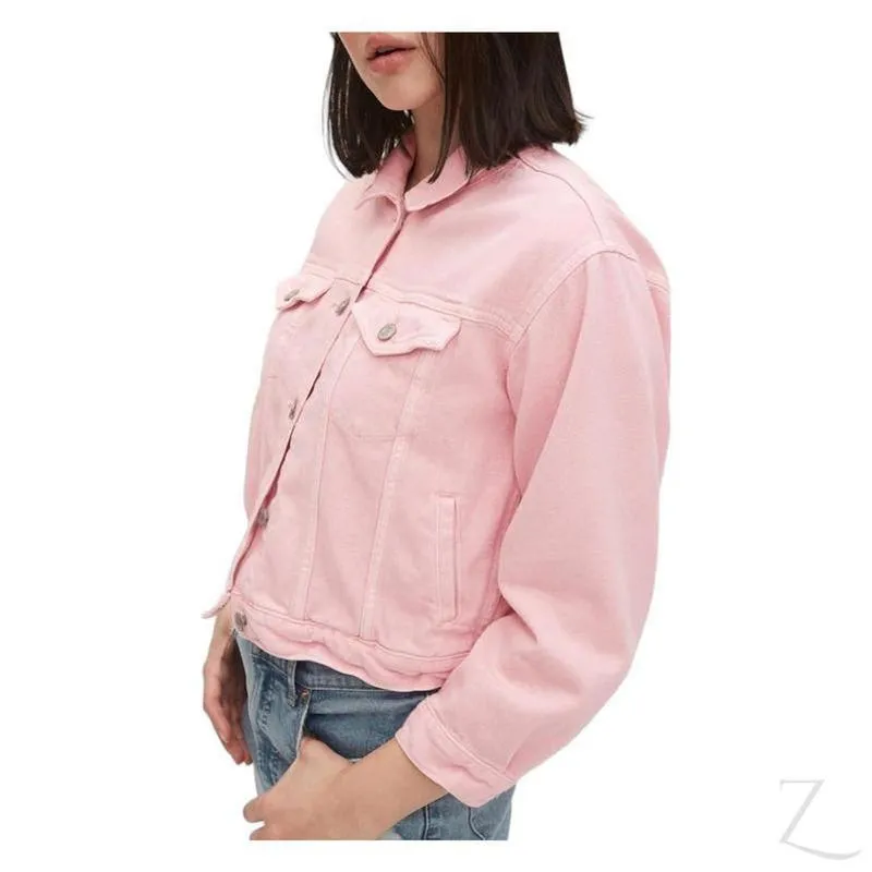 Ladies Super Strong Crop Icon Denim Jacket | Short | "Bobo"