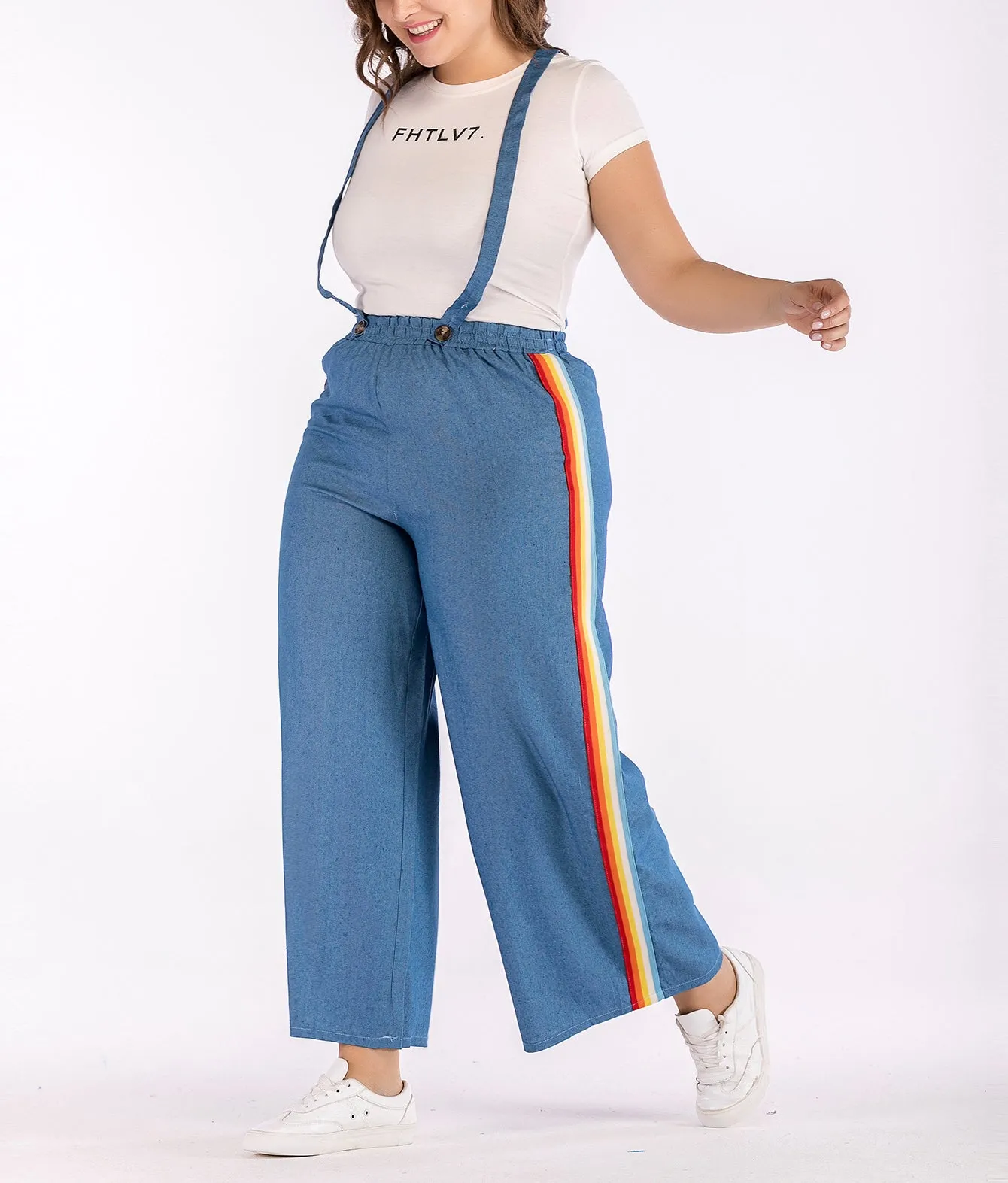 Large Size Casual Denim Overalls