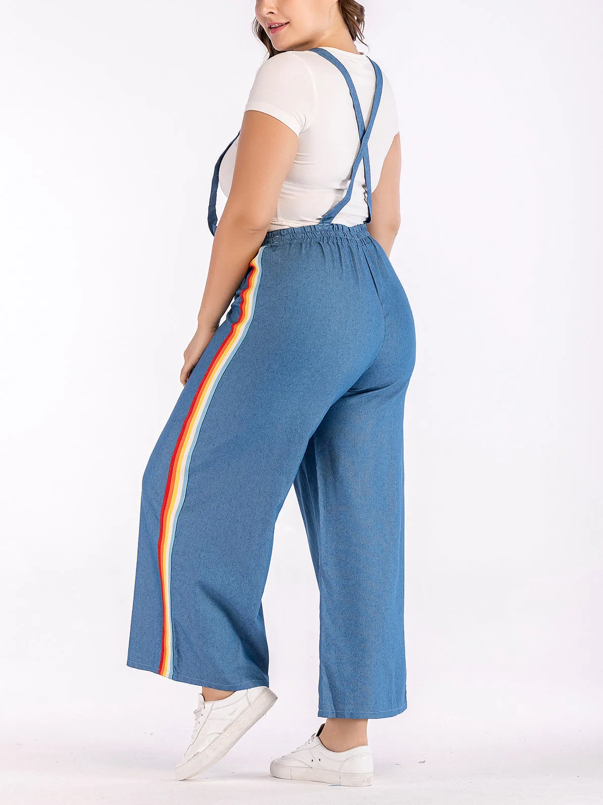 Large Size Casual Denim Overalls