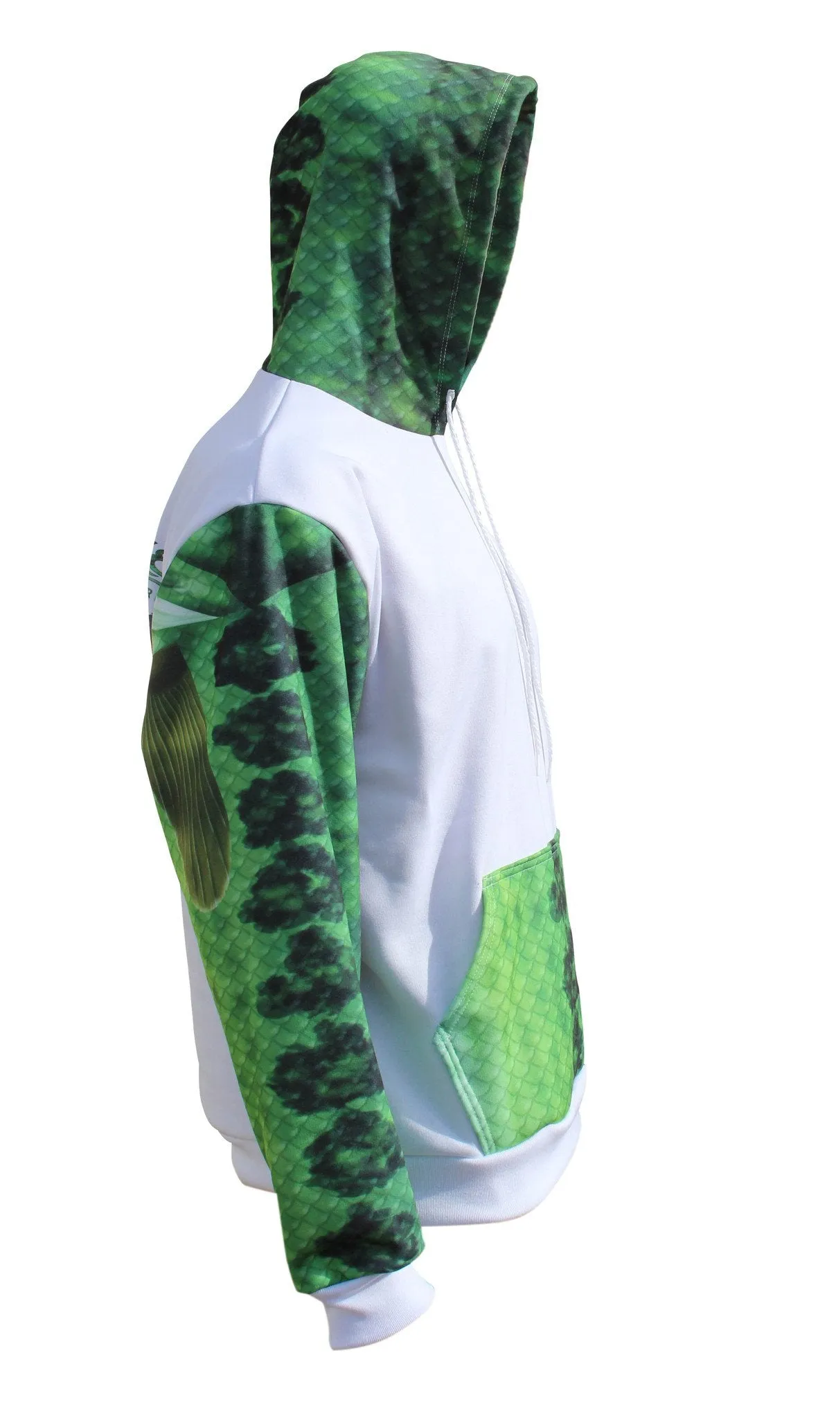 Largemouth Bass Fishing Fleece Hoodie