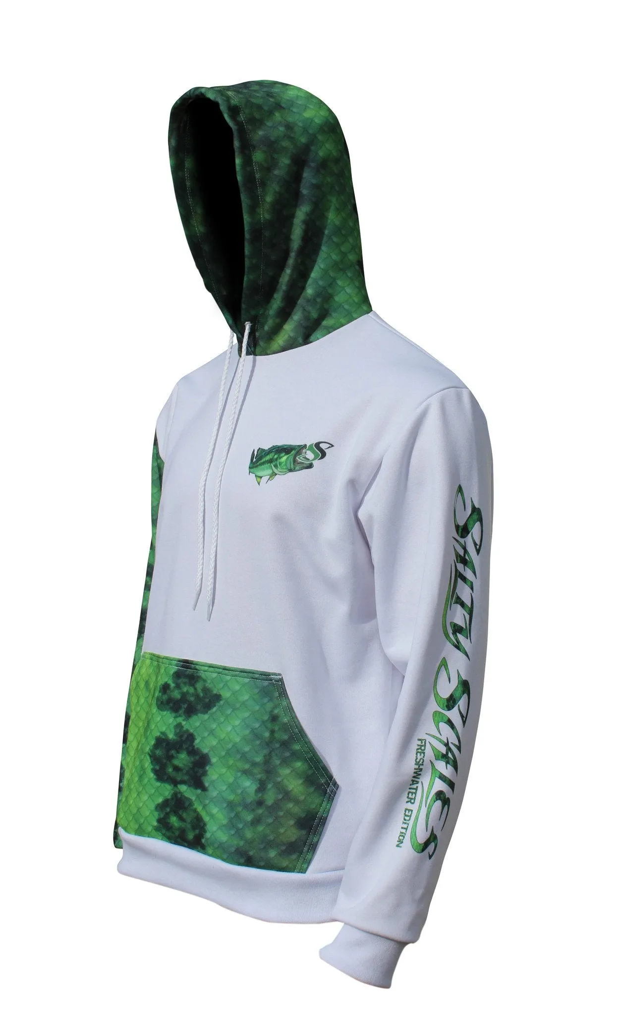 Largemouth Bass Fishing Fleece Hoodie