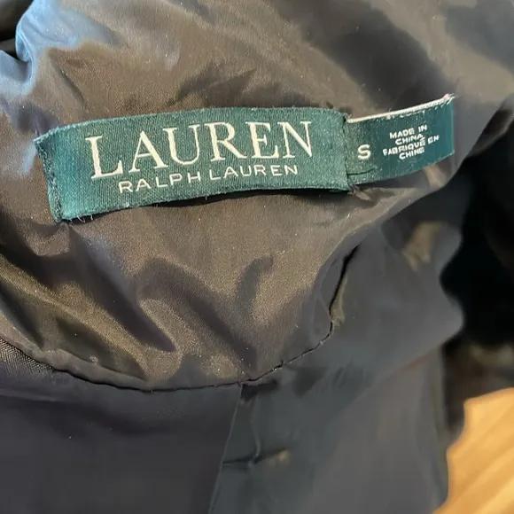 Lauren Ralph Lauren Black Down Puffer Coat size small