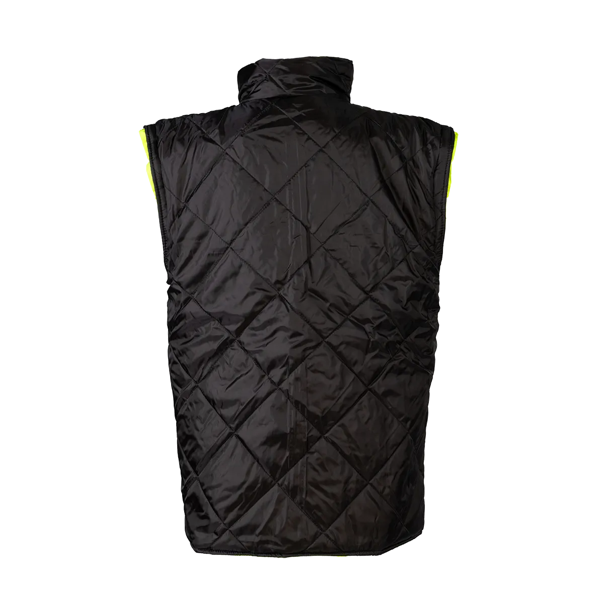 LBRVQJV-C3 ANSI Class 3 Lime/Black Reversible Waterproof 4-in-1 Quilted Jacket with Detachable Sleeves