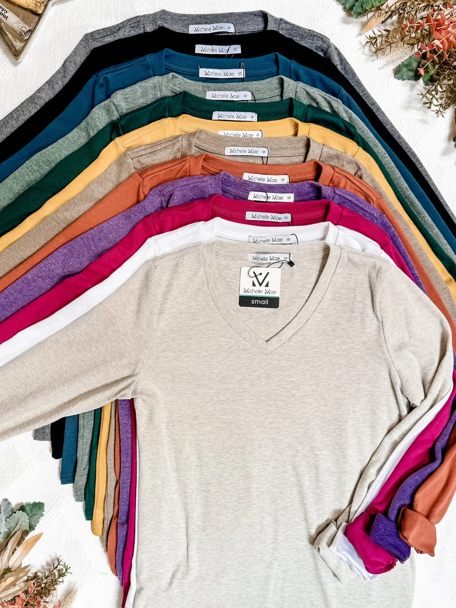 Leah Long Sleeve Top - Light Green