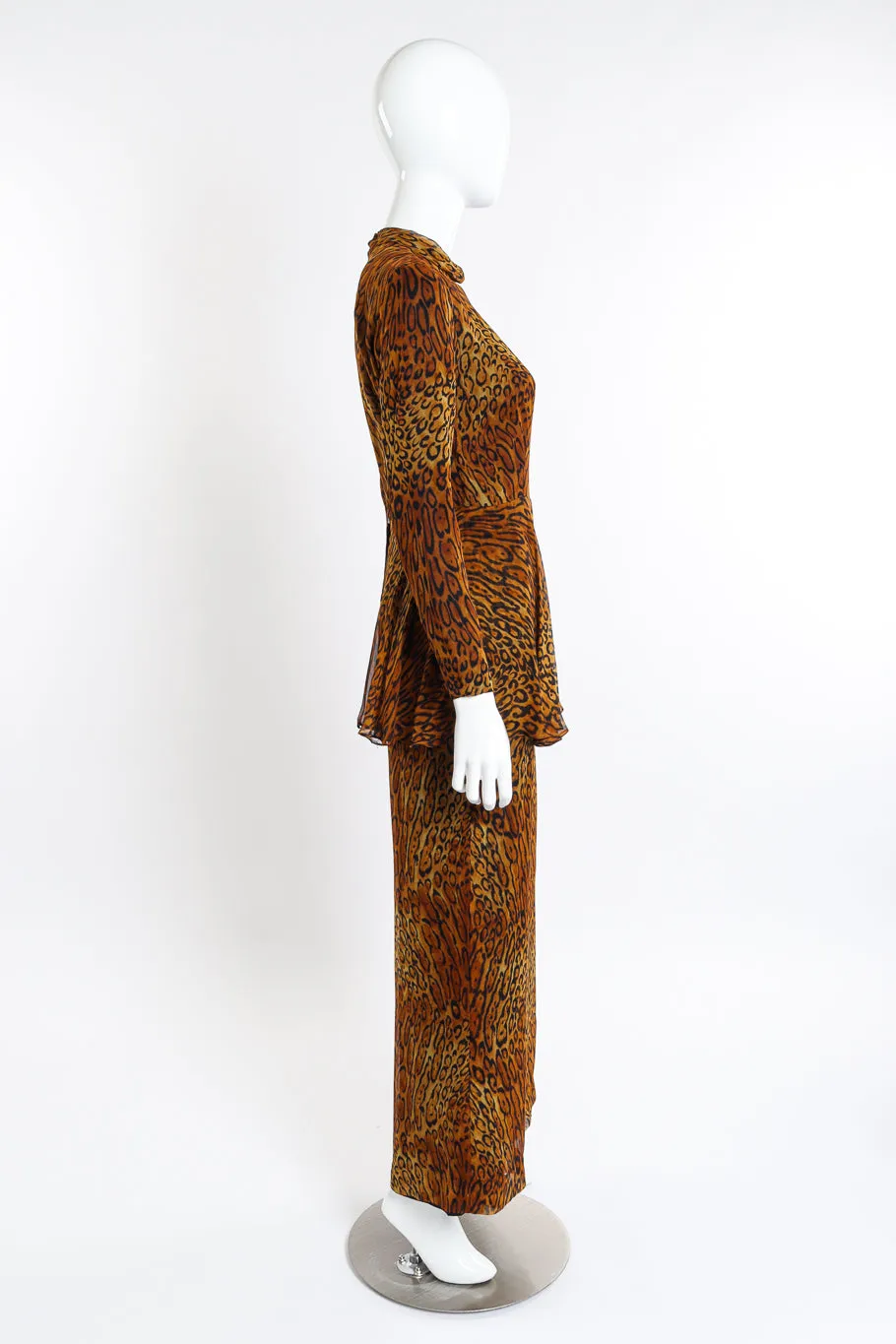 Leopard Silk Jumpsuit