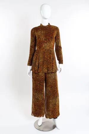 Leopard Silk Jumpsuit