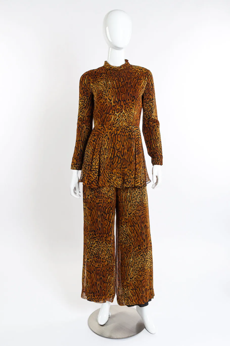 Leopard Silk Jumpsuit