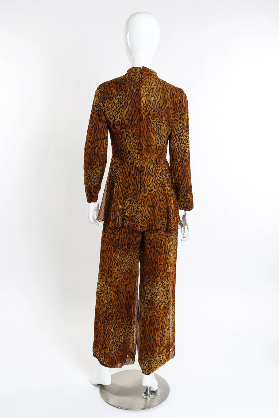 Leopard Silk Jumpsuit
