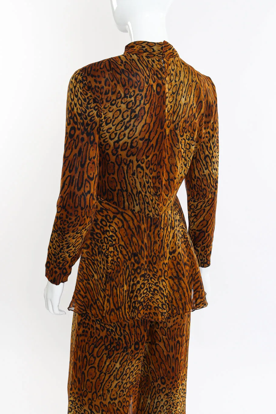 Leopard Silk Jumpsuit