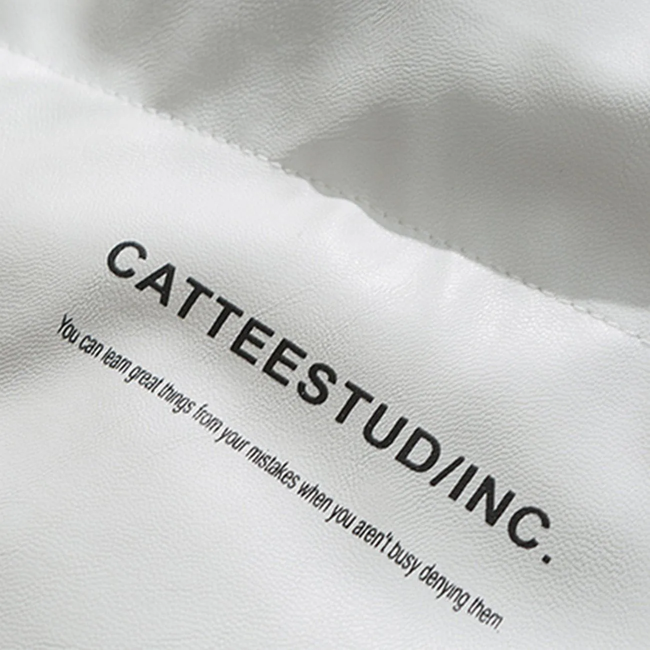 Letter Print Reversible Sherpa Jacket