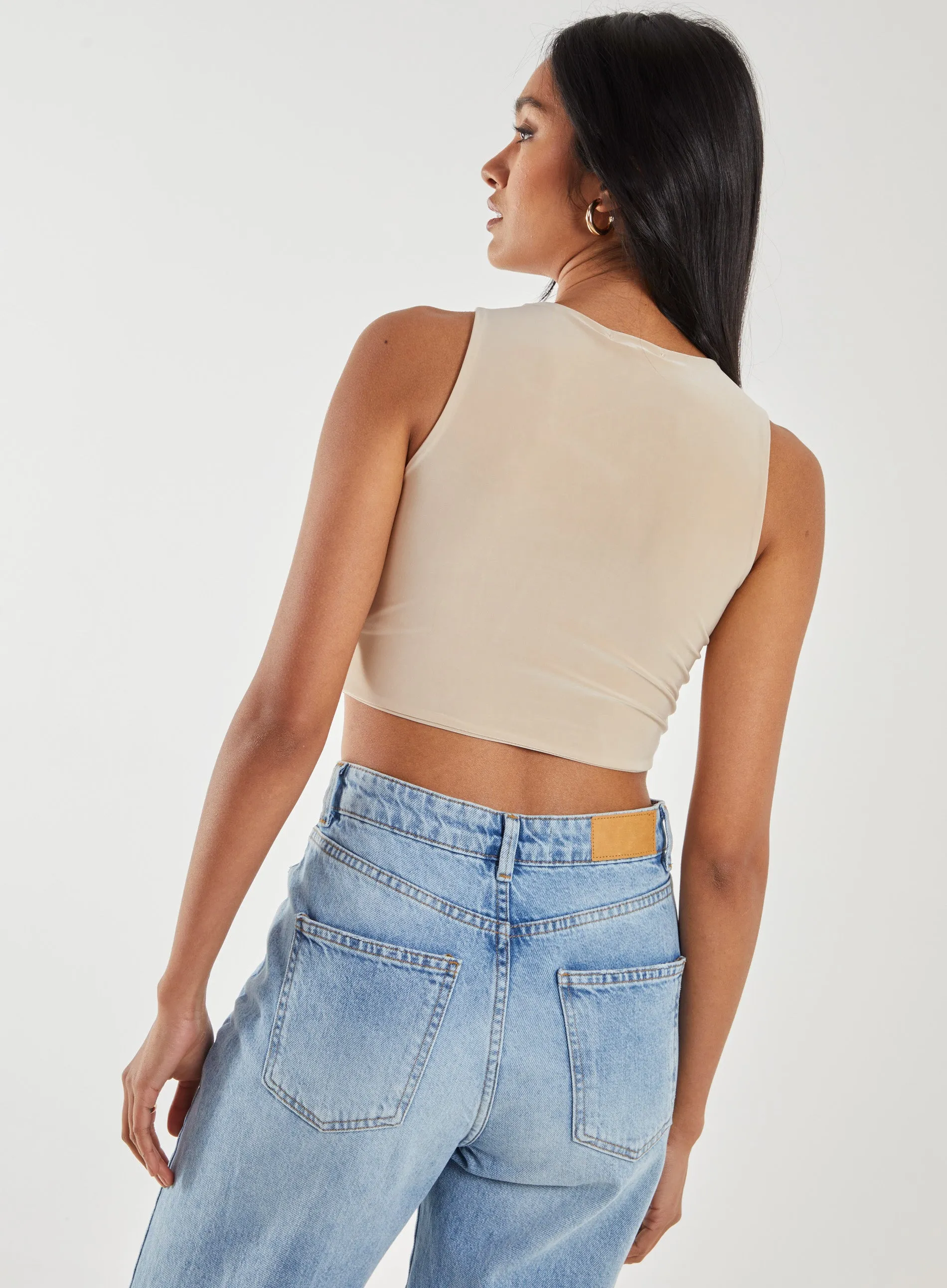 Letterbox Slinky Crop Top